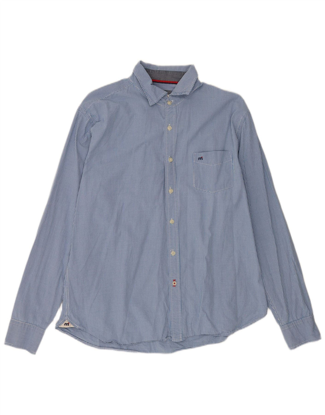 Chemise Homme Mistral XL Bleu Vichy Coton