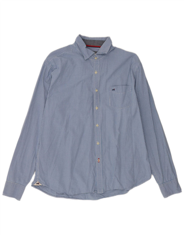Chemise Homme Mistral XL Bleu Vichy Coton