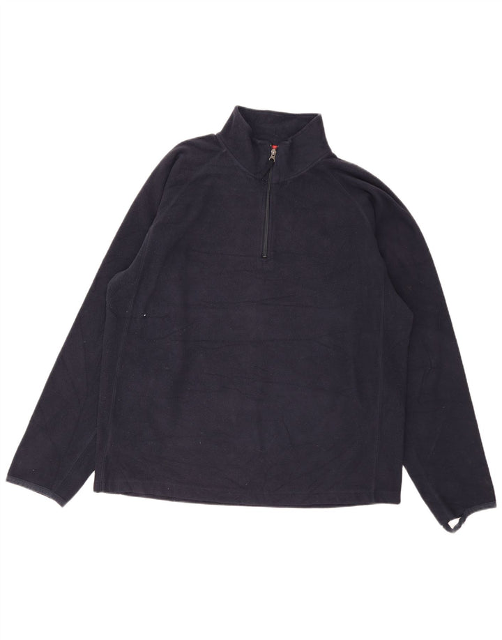 Gap Pull Polaire Col Zippé Homme XL Bleu Marine