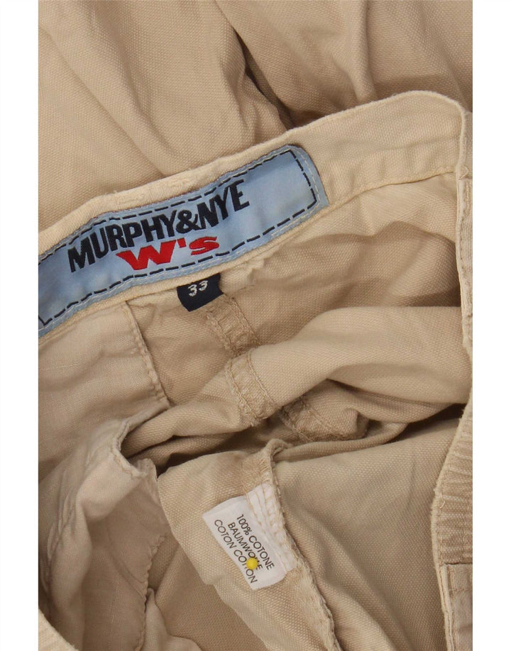 Murphy & Nye Short Cargo Femme W33 Grand Coton Beige
