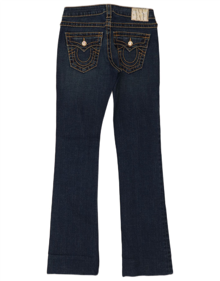 True Religion Jean Bootcut Femme W25 L31 Bleu Coton