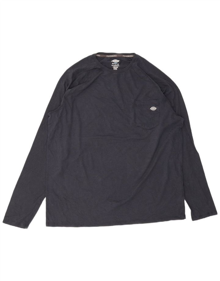 DICKIES Haut Homme Manches Longues 2XL Bleu Marine Coton
