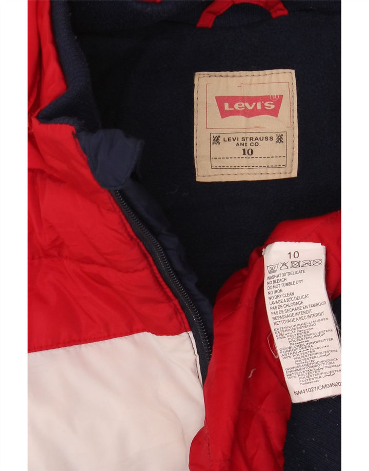 Levi's Veste matelassée graphique garçon 9-10 ans Multicolore Colourblock