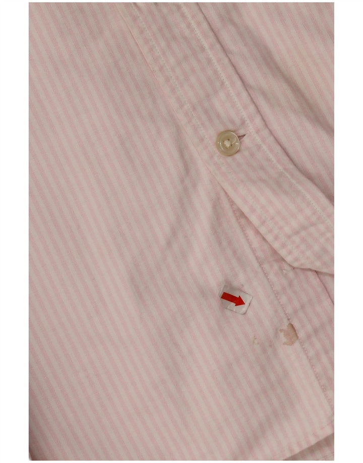 GANT Chemise coupe classique XL en coton à fines rayures pour homme Rose