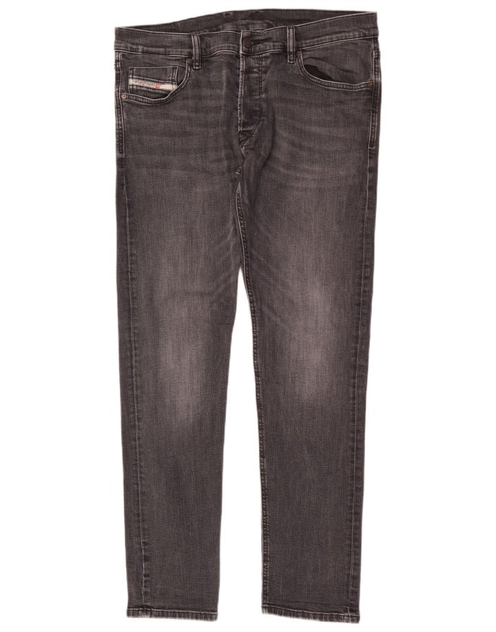 Diesel Jean Slim W34 L33 Homme Gris Coton