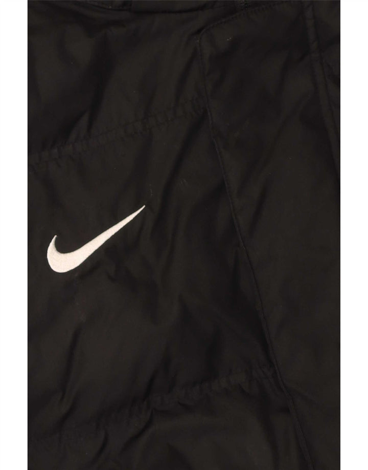 Nike Veste rembourrée à capuche Storm-Fit pour homme UK 40 Large Noir Polyester