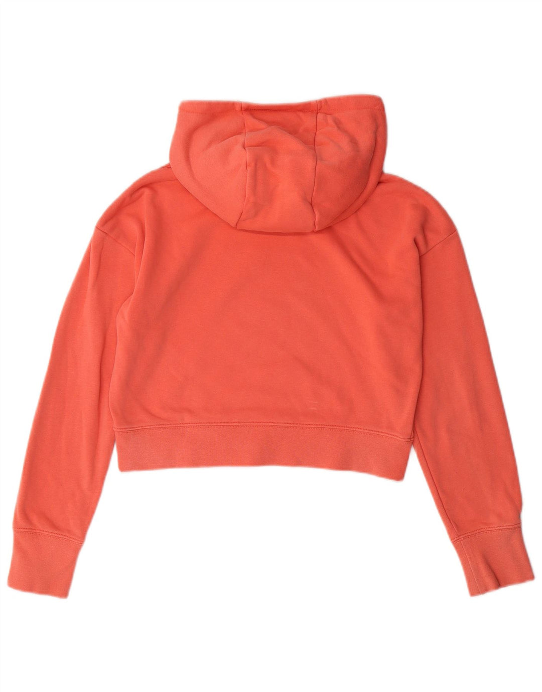 NIKE Pull à capuche court graphique pour fille 12-13 ans Grand rose en coton