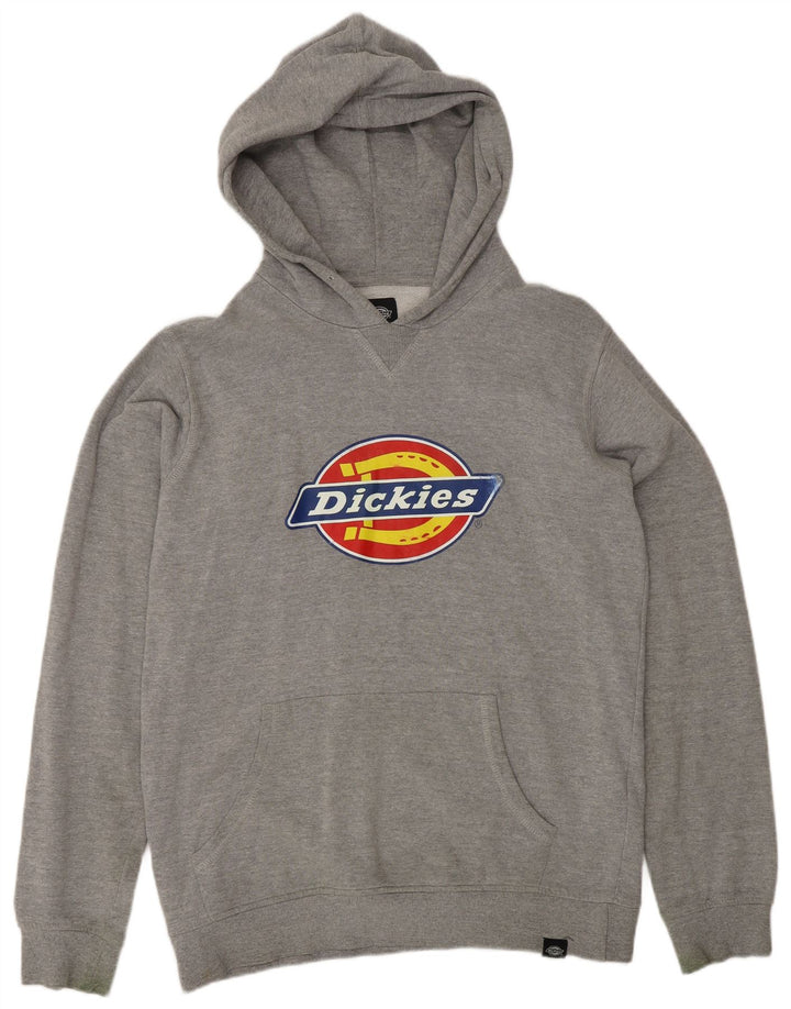 DICKIES Pull à Capuche Graphique Homme Gris Moyen Coton