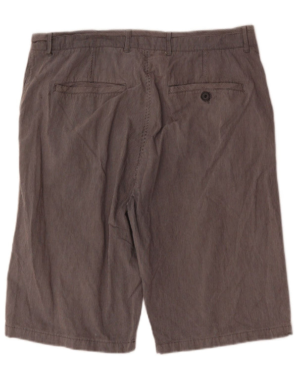 Ted Baker Short Chino Homme W36 Large Gris Rayure Coton