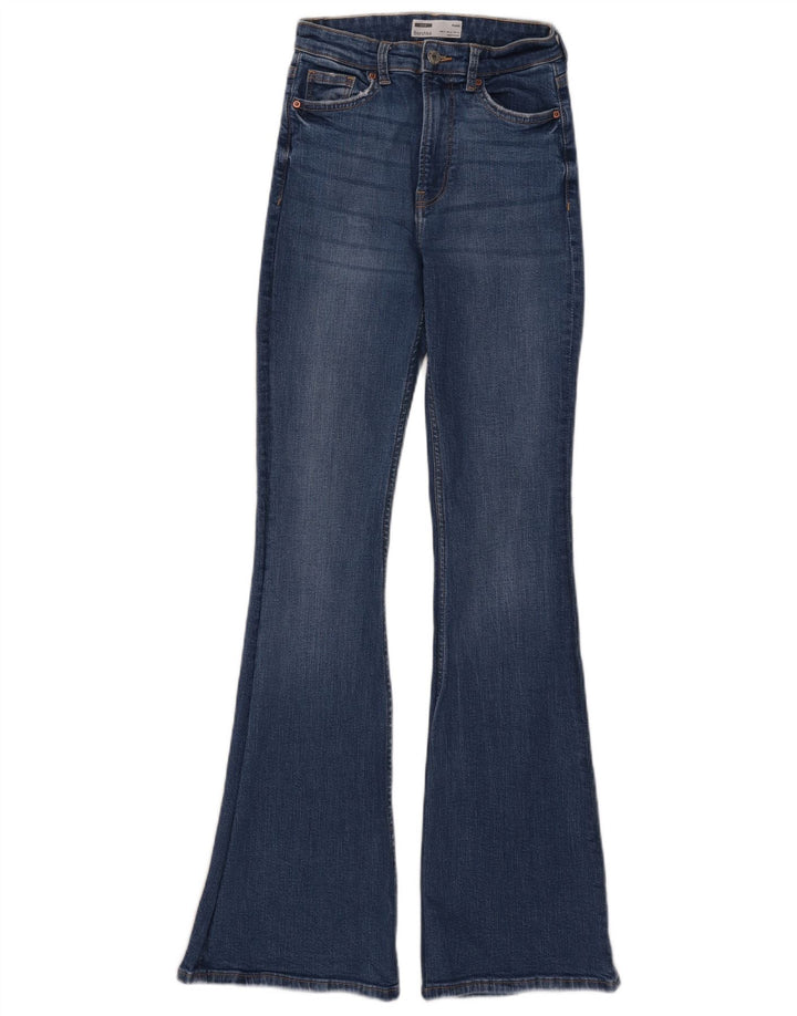 Bershka Jean évasé femme EU 34 XS W24 L32 Bleu