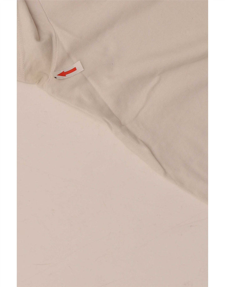 Levi's T-Shirt Femme UK 12 Blanc Moyen Coton