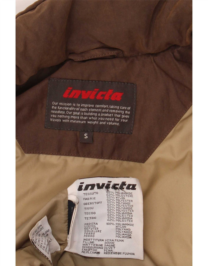 Invicta Manteau rembourré surdimensionné pour femme UK 10 Petit Marron Polyamide