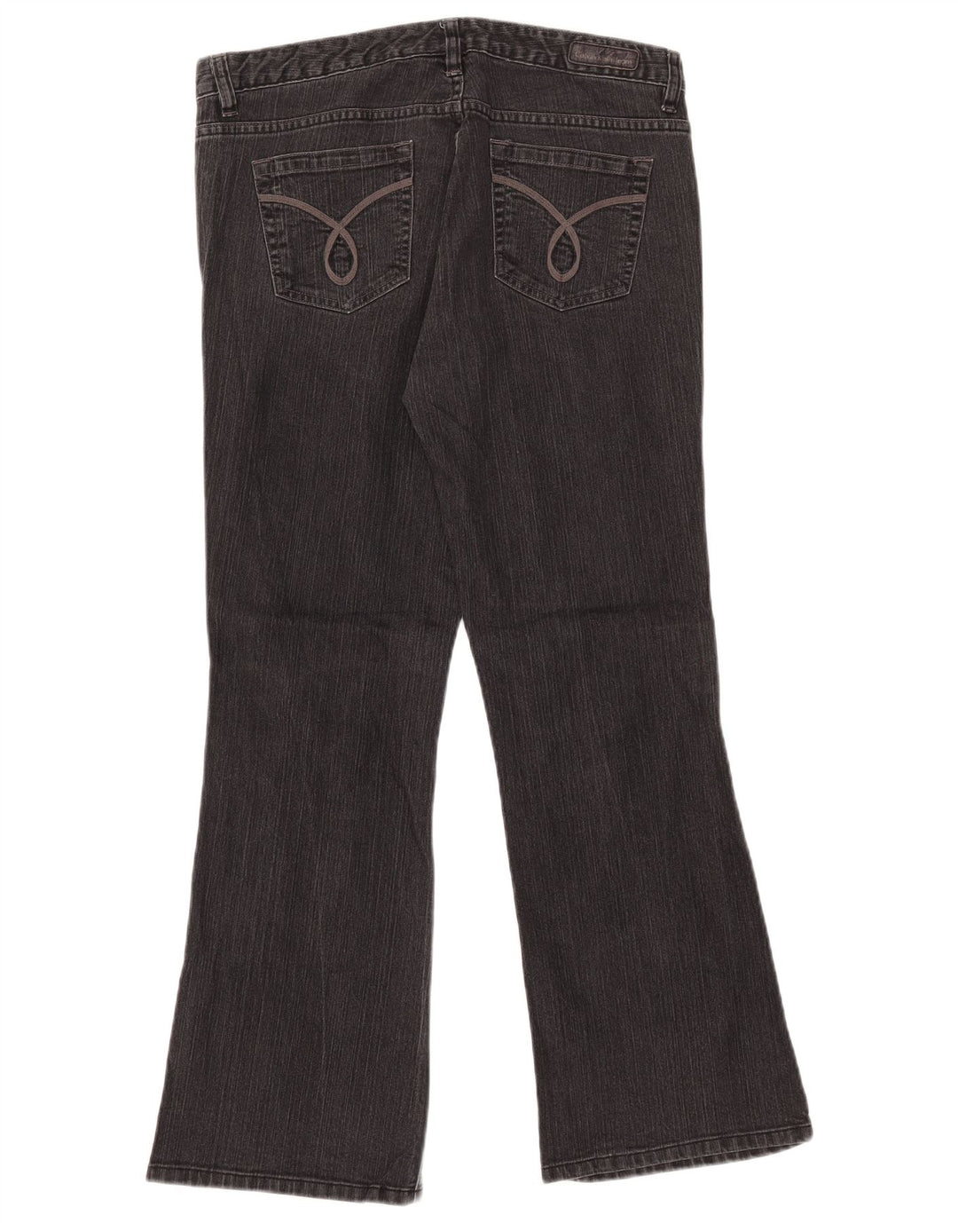 CALVIN KLEIN Jean Bootcut Ultimate Femme W31 L28 Coton Noir