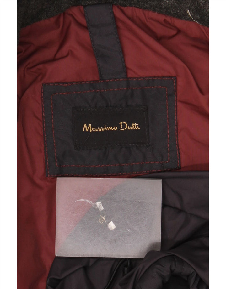 Massimo Dutti Veste matelassée pour homme UK 40 Large Noir