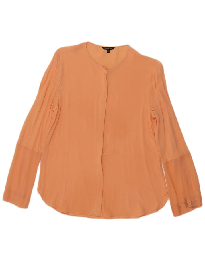 Massimo Dutti Chemisier transparent pour femme EU 40 Orange moyen