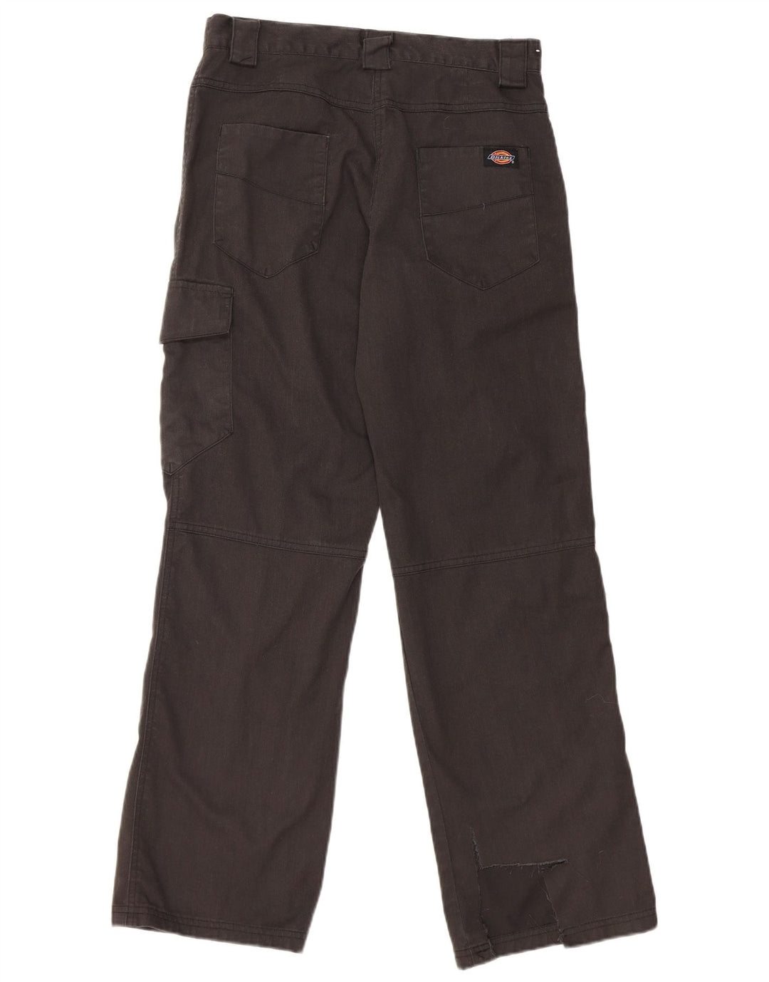 Dickies Pantalon cargo droit pour femme US 10 Medium W28 L31 Gris