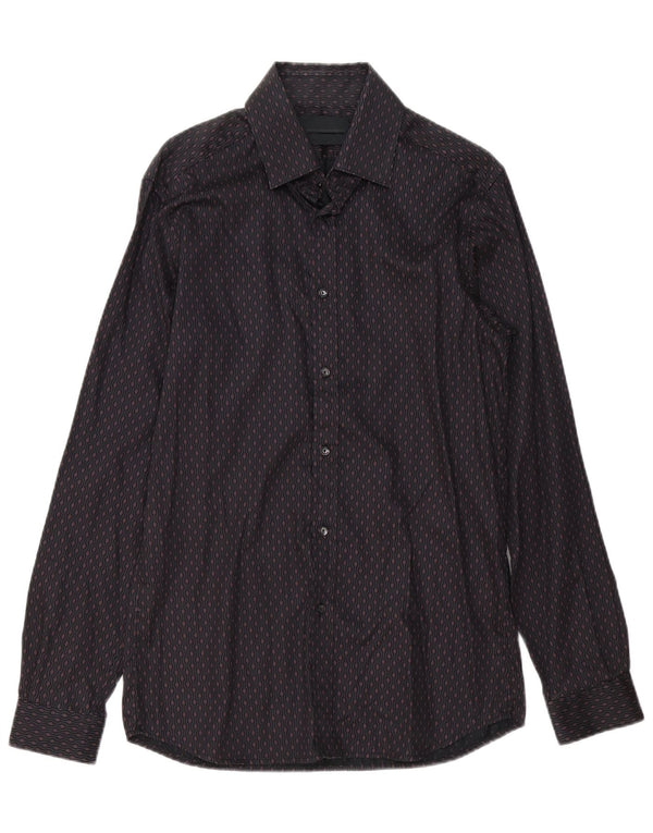 Chemise Homme Diesel IT 48 Coton Géométrique Bordeaux Moyen