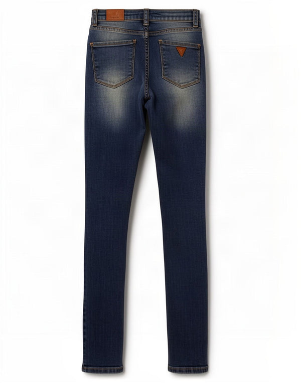 Guess Jean Skinny W31 L27 Femme Bleu Coton