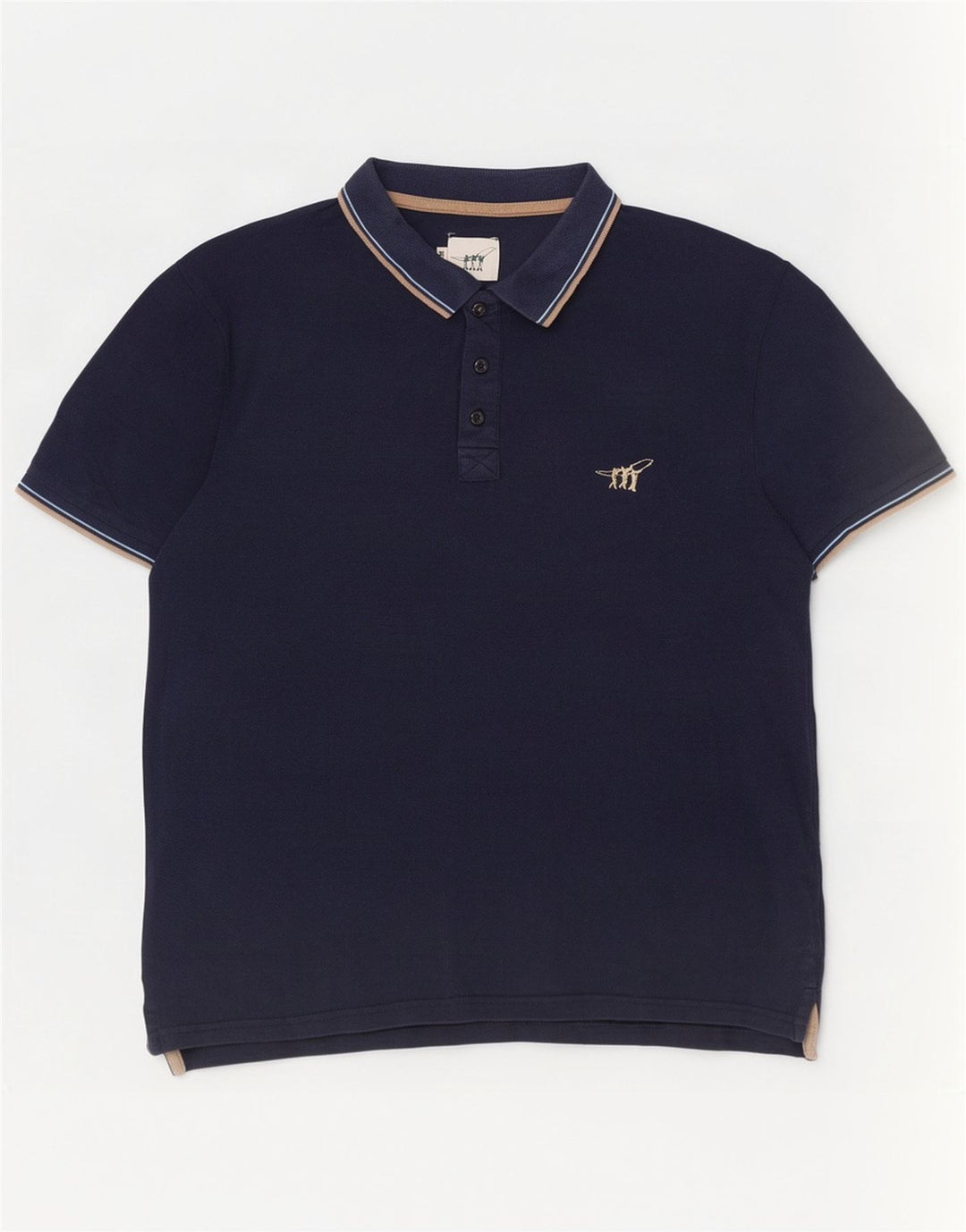 Henry Cottons Polo Homme Grand Bleu Marine