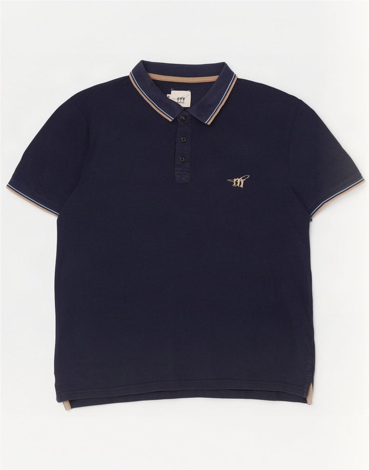 Henry Cottons Polo Homme Grand Bleu Marine