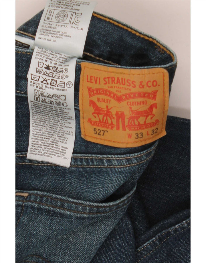 Levi's Jean 527 Bootcut Homme Bleu Coton W33 L32