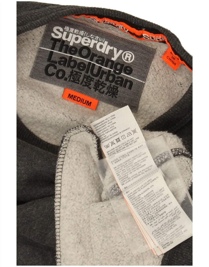 Superdry Sweat-Shirt Gris Moyen Camouflage Coton Homme