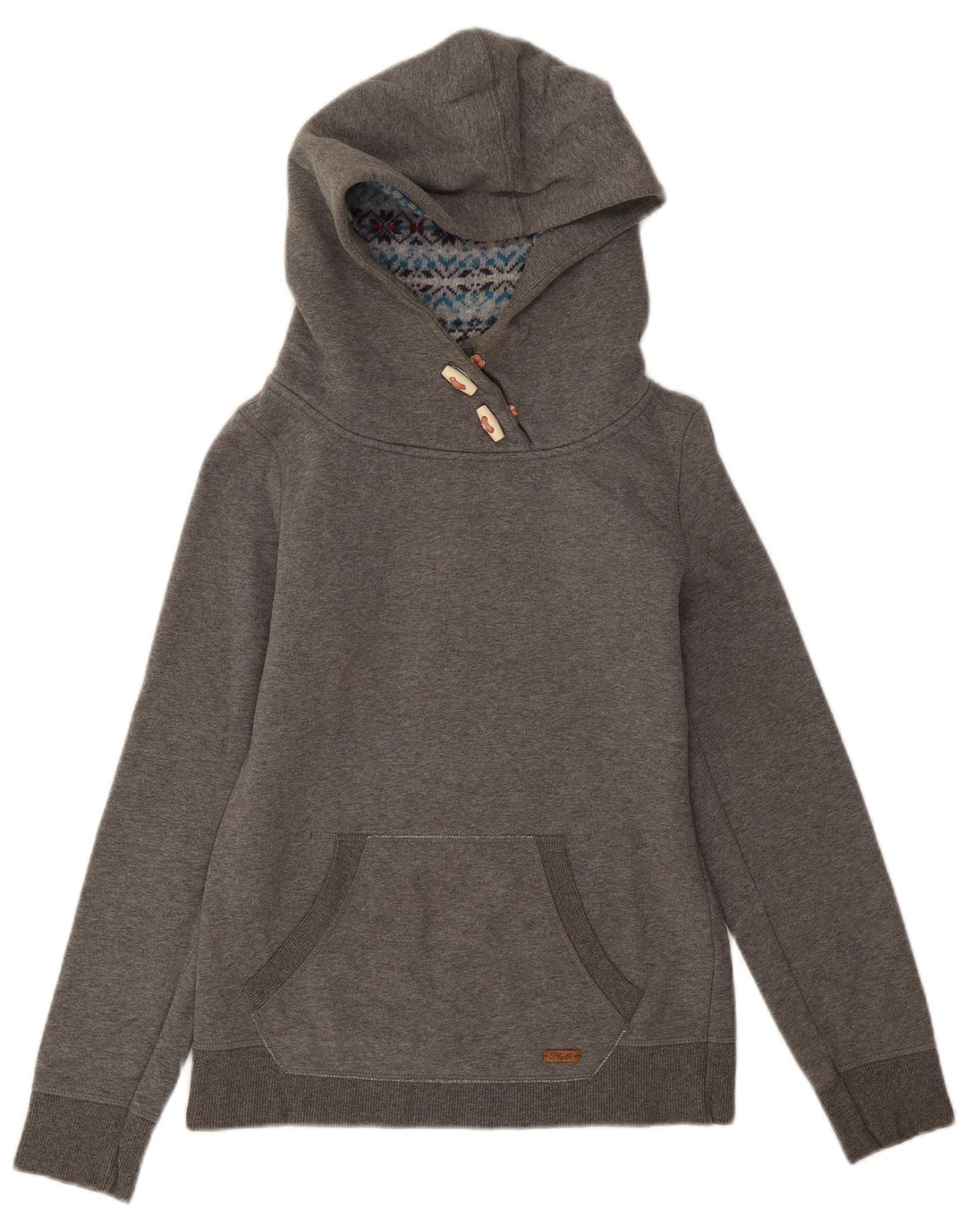 Playlife Pull à capuche pour femme UK 10 Petit Gris