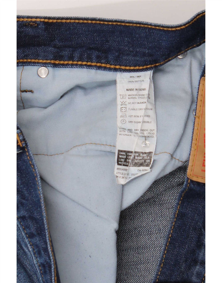 Levi's Jean Slim Homme W36 L34 Bleu Coton