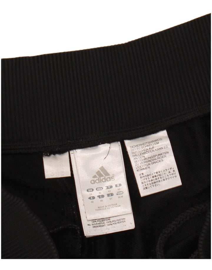 Adidas Pantalon de survêtement pour femme UK 14 Large Noir Polyester