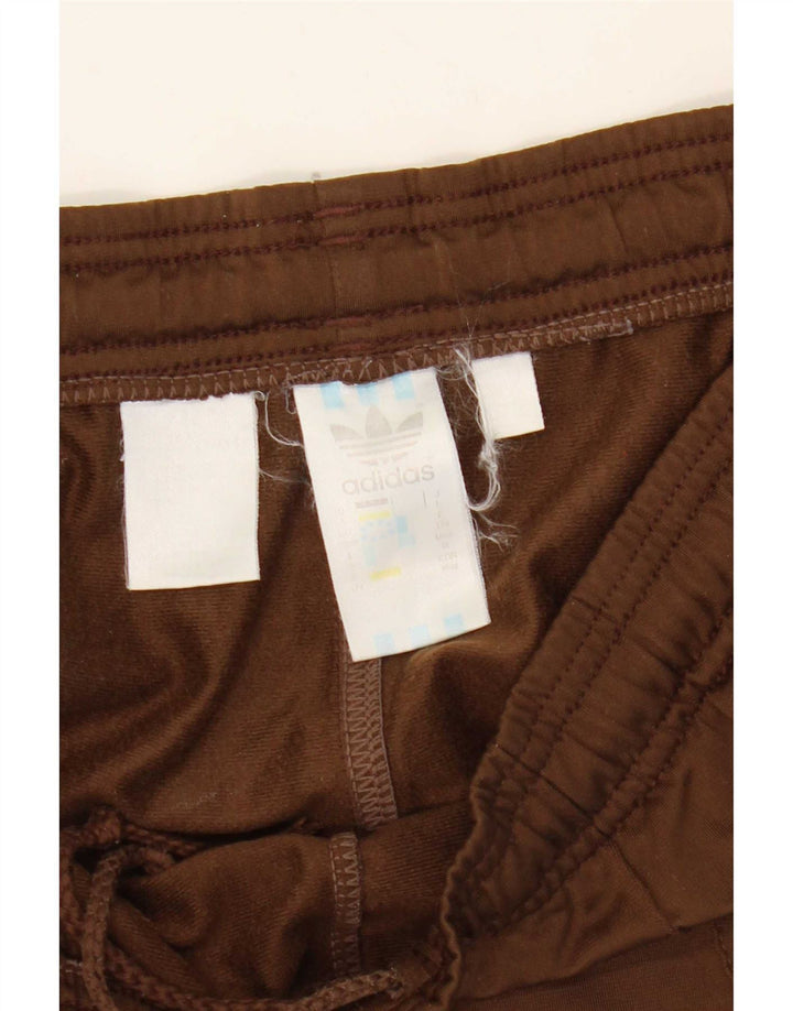 Adidas Pantalon de survêtement pour homme UK 38/40 Marron moyen Polyester
