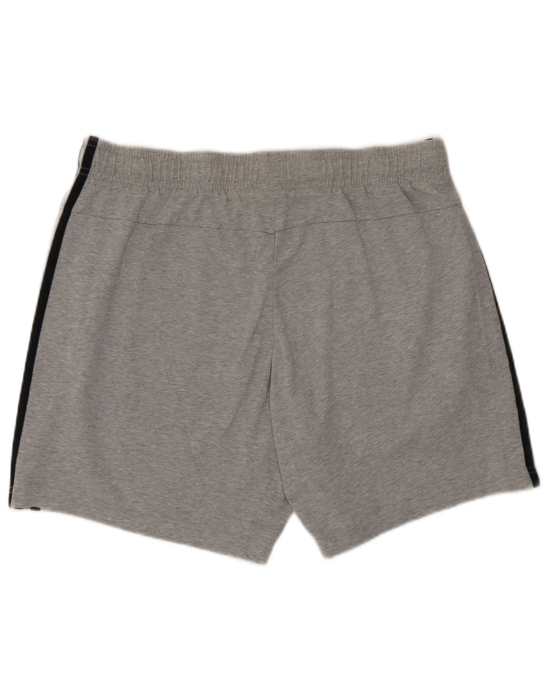 Adidas Short de Sport Homme Gris Moyen Coton