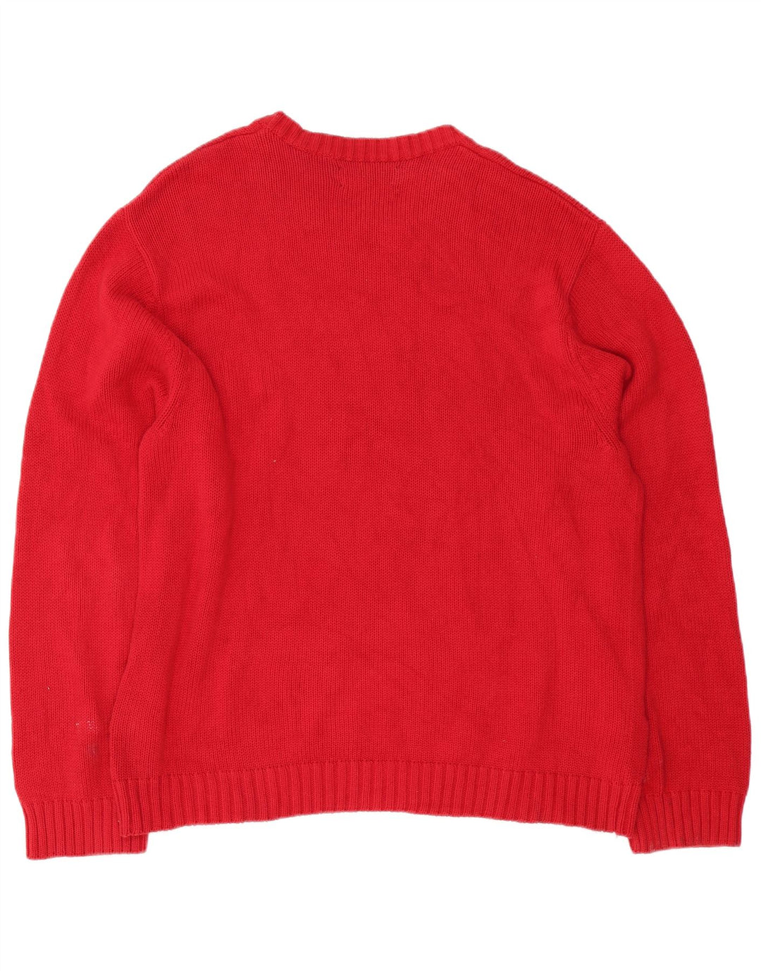 Chaps Pull Col Bateau Homme XL Rouge Coton