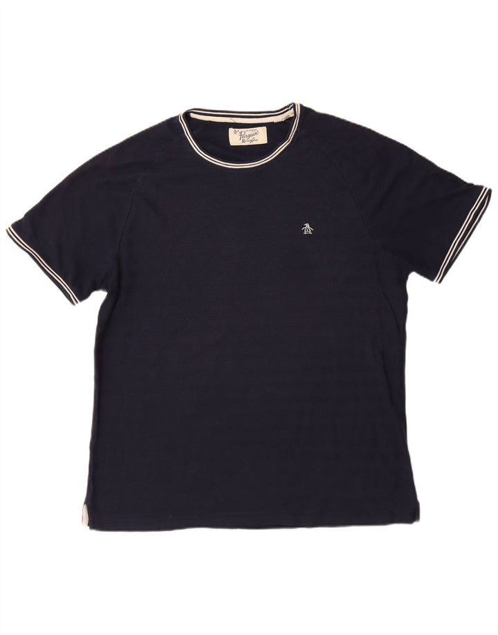 Penguin T-Shirt Homme Top XL Bleu Marine