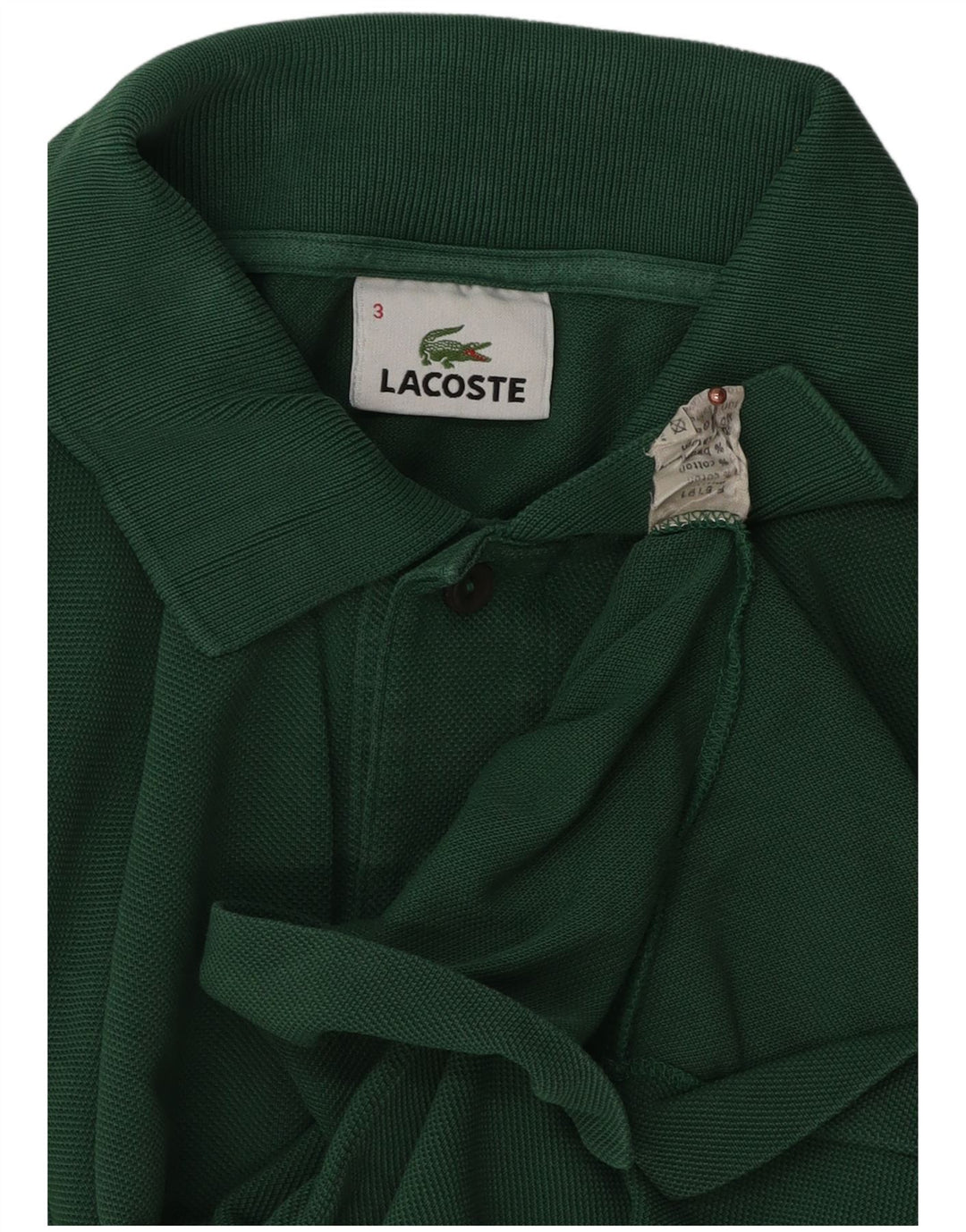Lacoste Polo Homme Taille 3 Petit Coton Vert