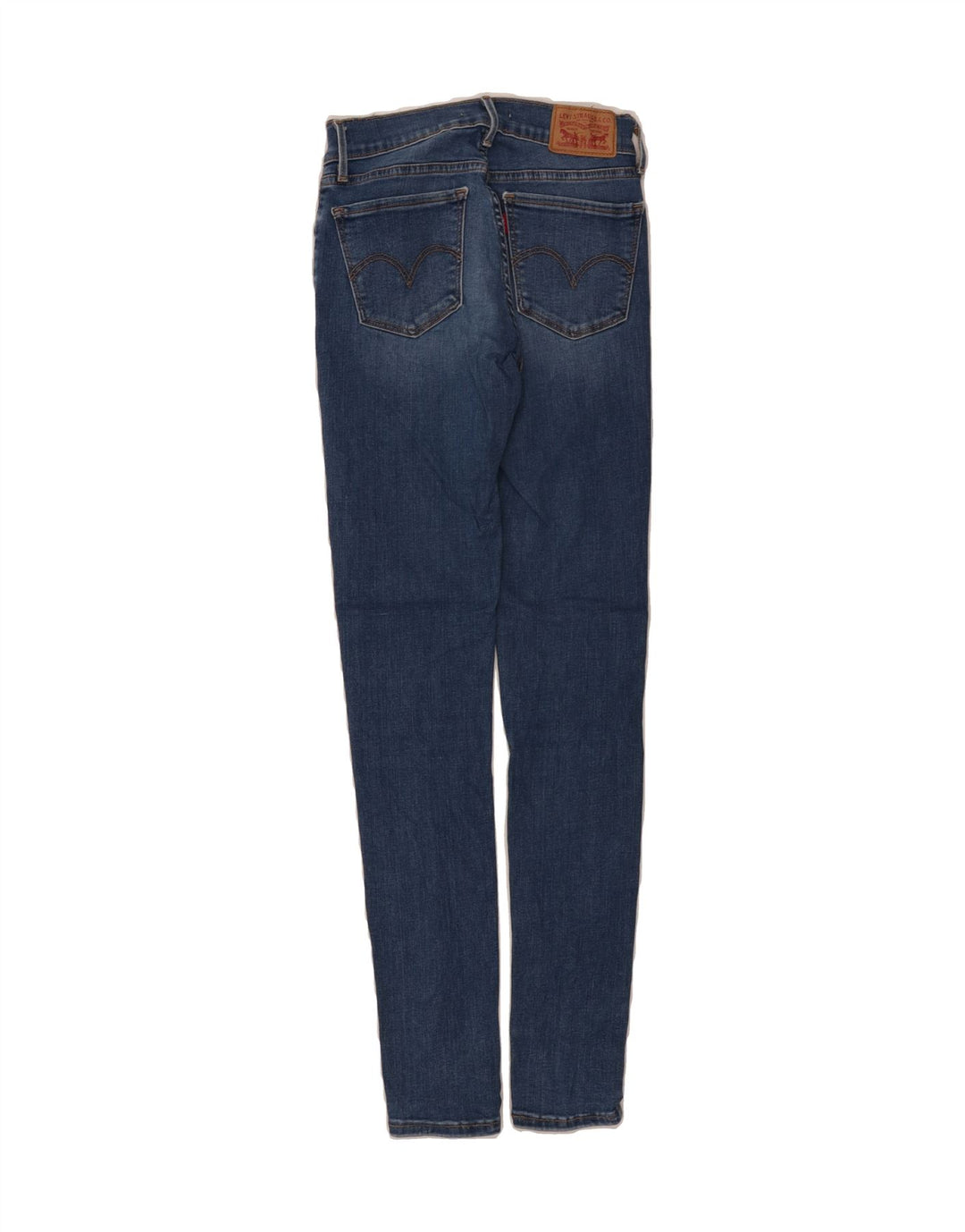 LEVI'S Womens 710 Skinny Jeans W25 L30 Blue Cotton Vintage Levi's and Second-Hand Levi's from Messina Hembry 