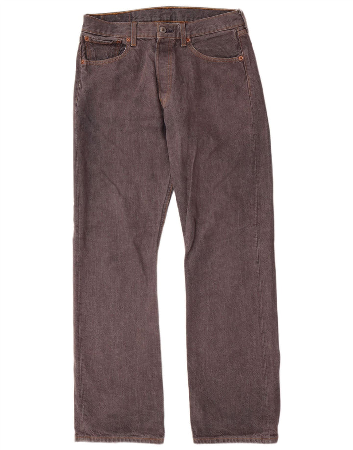 Levi's Jean Droit 501 Homme W32 L32 Gris Coton