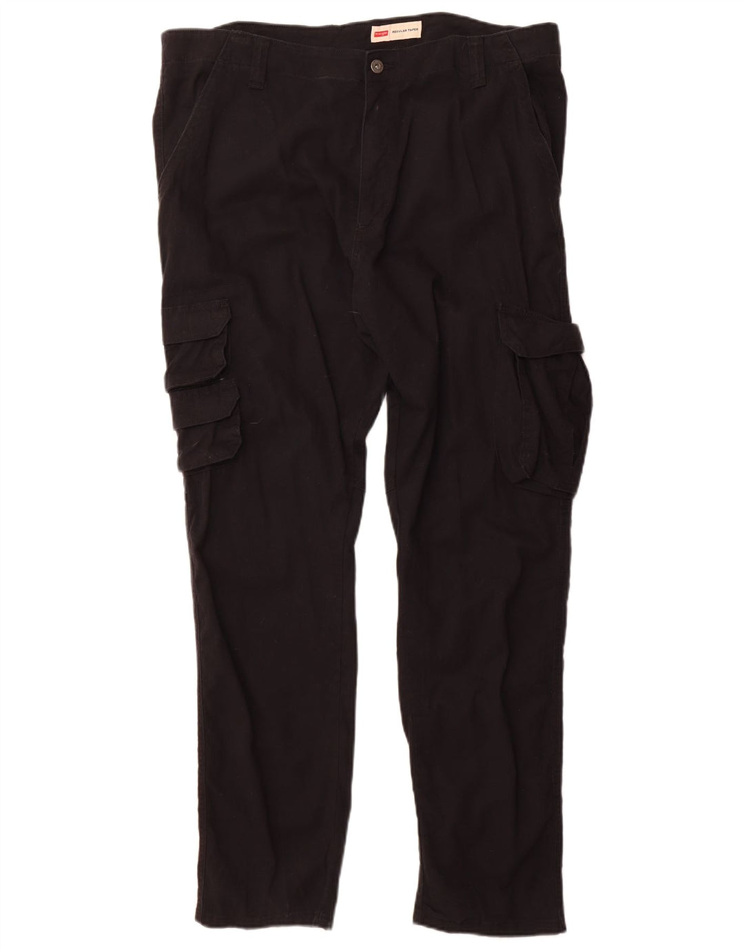 Wrangler Pantalon cargo fuselé régulier pour homme W38 L32 Coton noir