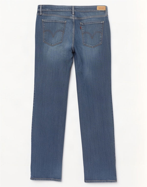 Levi's Jean droit 505 pour femme US 14 XL W32 L32 Bleu Coton