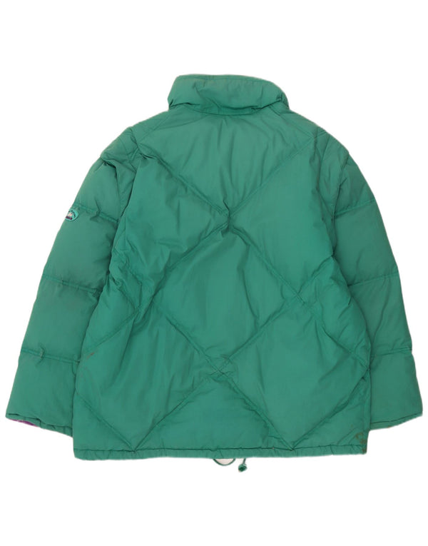 Diadora Veste matelassée réversible coupe ample pour homme UK 40 Large Vert Polyester