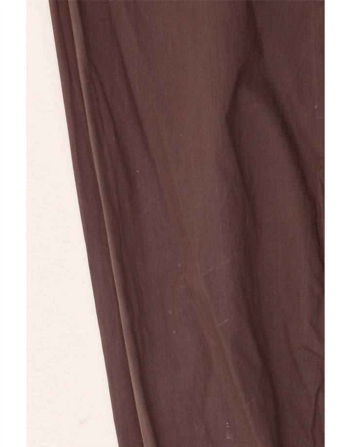 Trussardi Jeans Chemise Homme Large Marron Coton