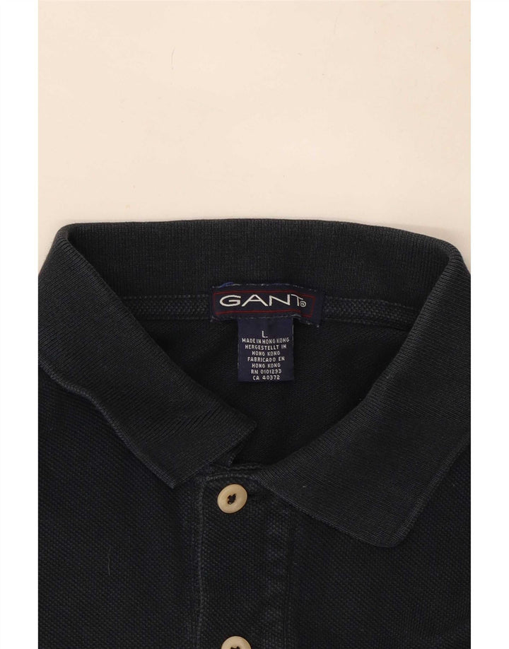 Gant Polo Homme Grand Noir Coton