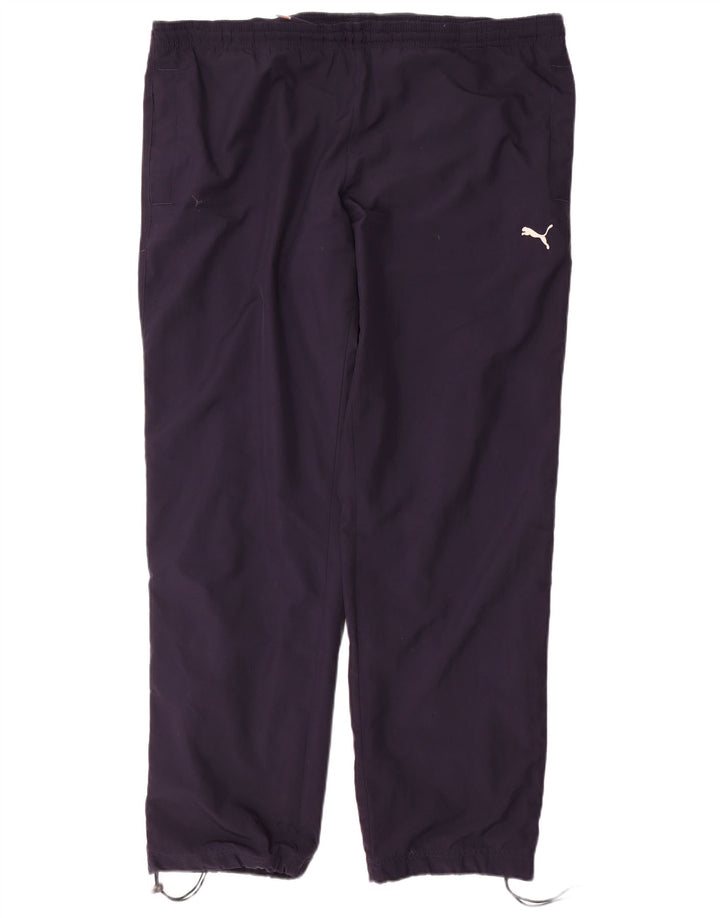 Puma Pantalon de survêtement pour homme Bleu marine Taille L