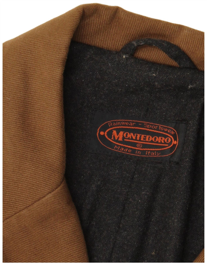 Montedoro Manteau croisé pour homme UK 42 XL Marron