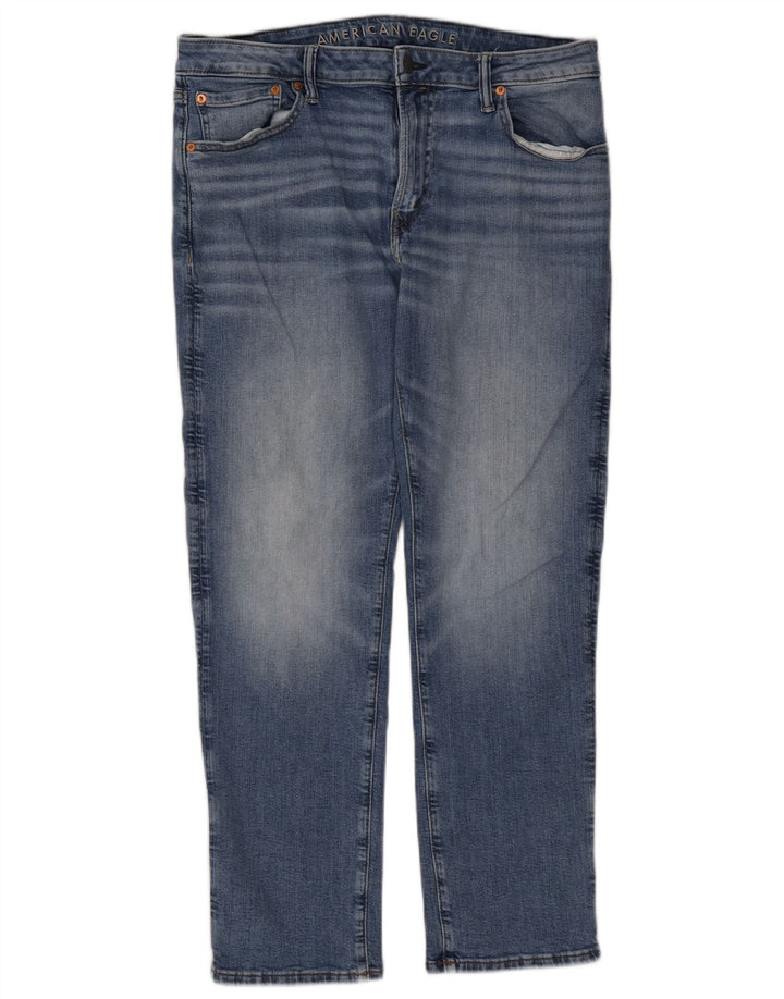 American Eagle Jean Slim Airflex Homme W36 L30 Bleu Coton