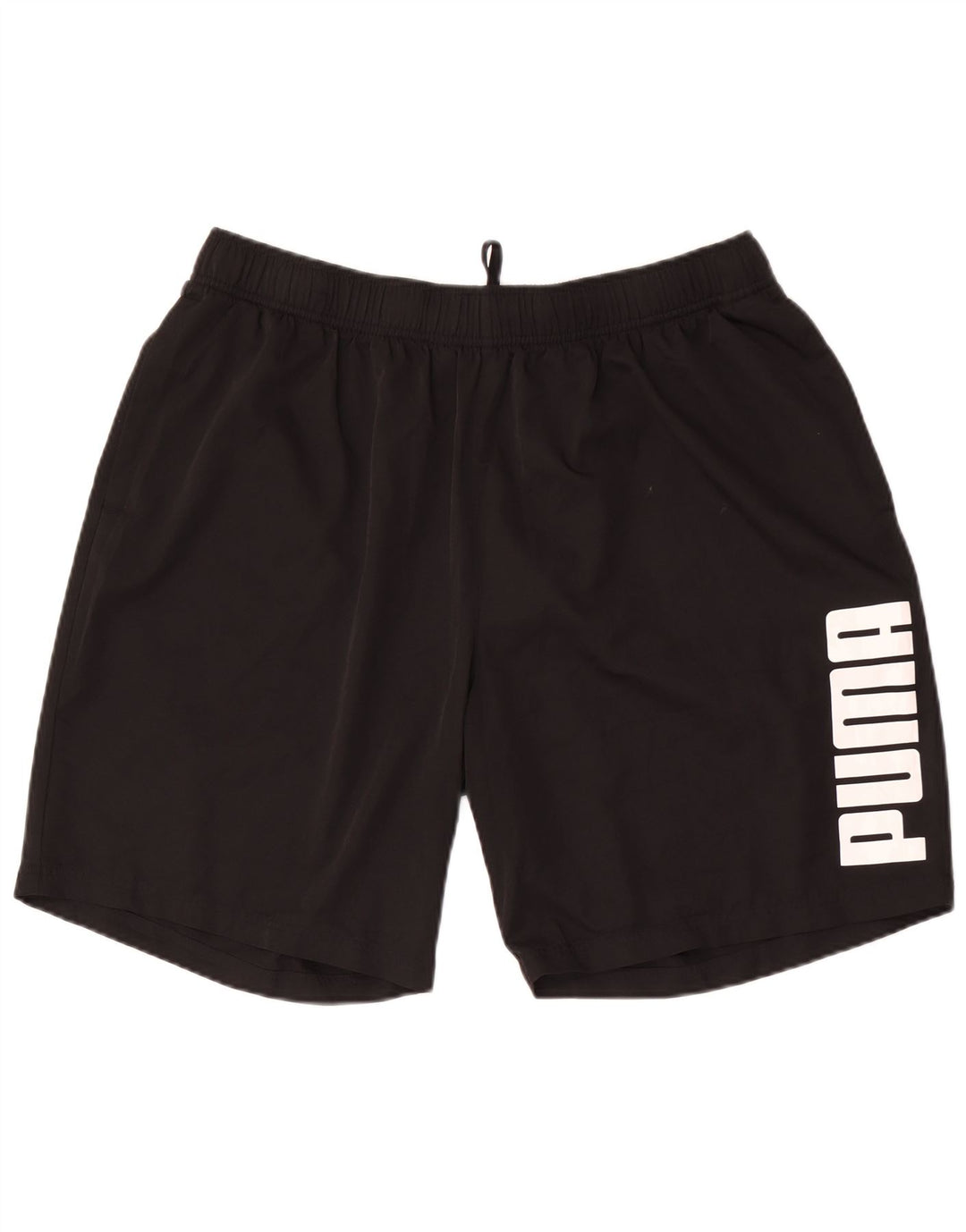 Puma Short de sport graphique pour homme 2XL Noir Polyester