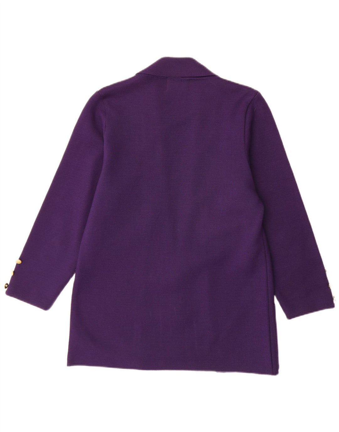vintage Femme 3 Bouton Blazer Veste UK 10 Petit Violet