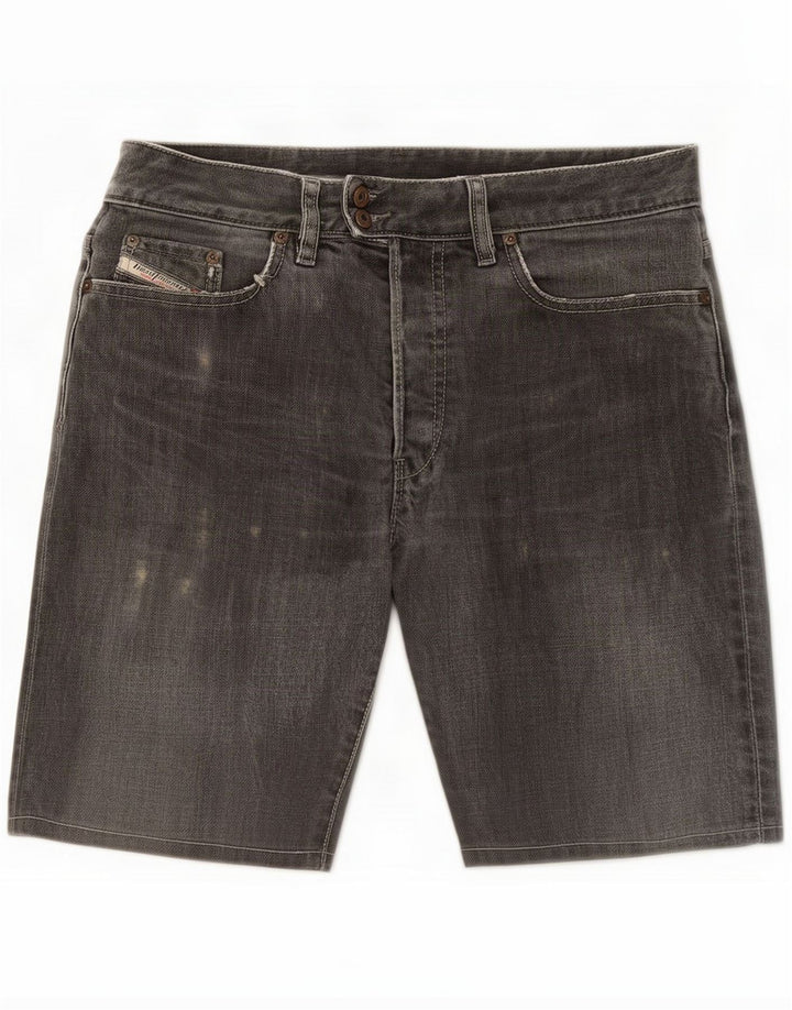 Diesel Short en jean pour homme Petit W29 Coton gris
