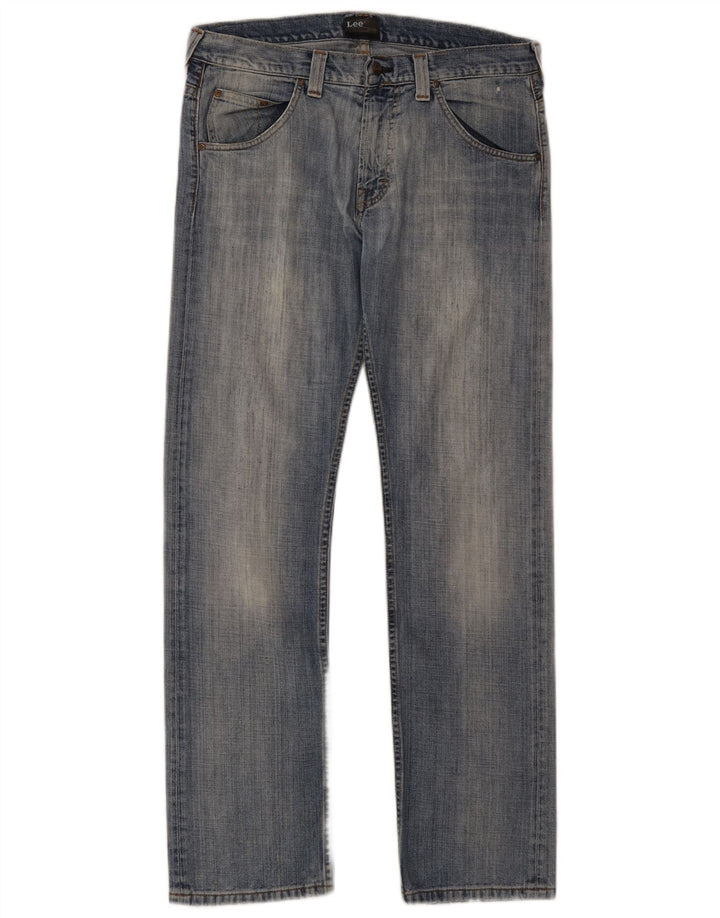 Lee Jean Droit Homme W34 L33 Bleu