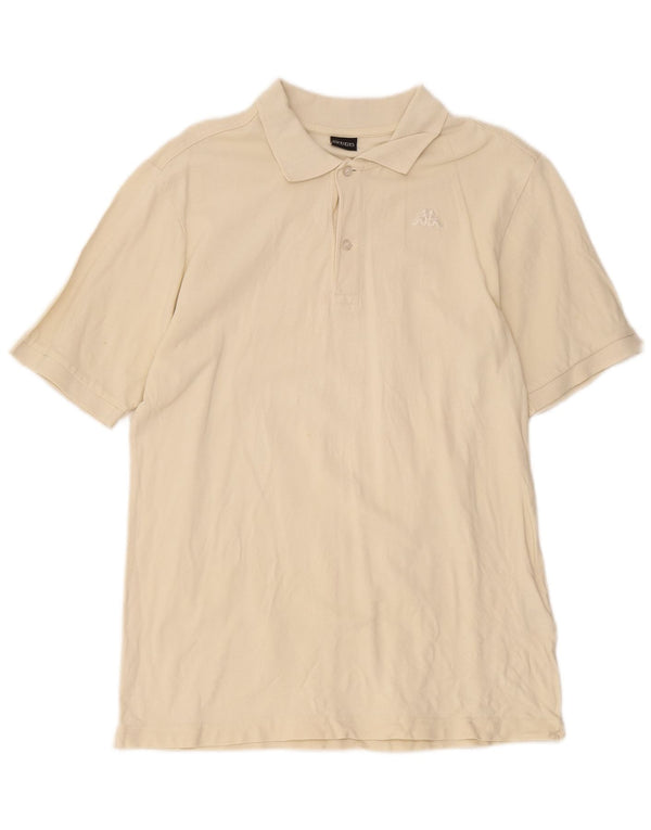 Kappa Polo Homme Beige Moyen Coton