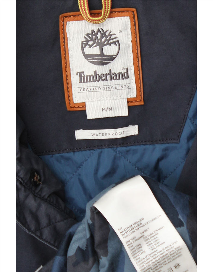 TIMBERLAND Manteau coupe-vent pour homme UK 38 Coton bleu marine moyen